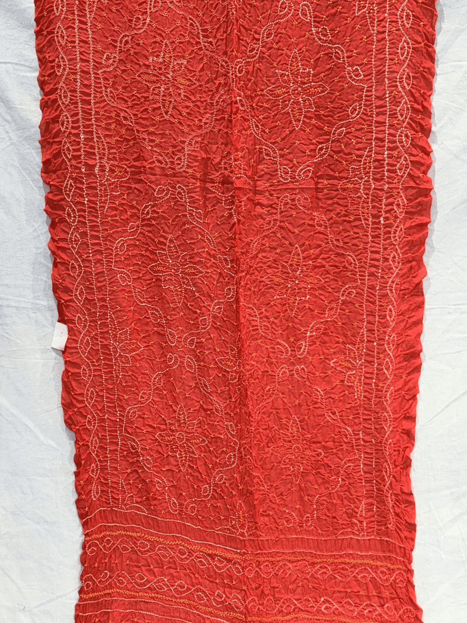 Pure Chinon Dupatta with Hand Made bandhej