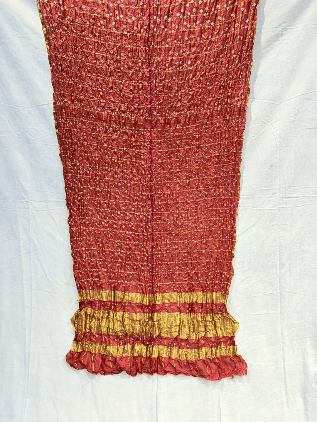 Tapeta Ghatchola Dupatta with Zari Weaving