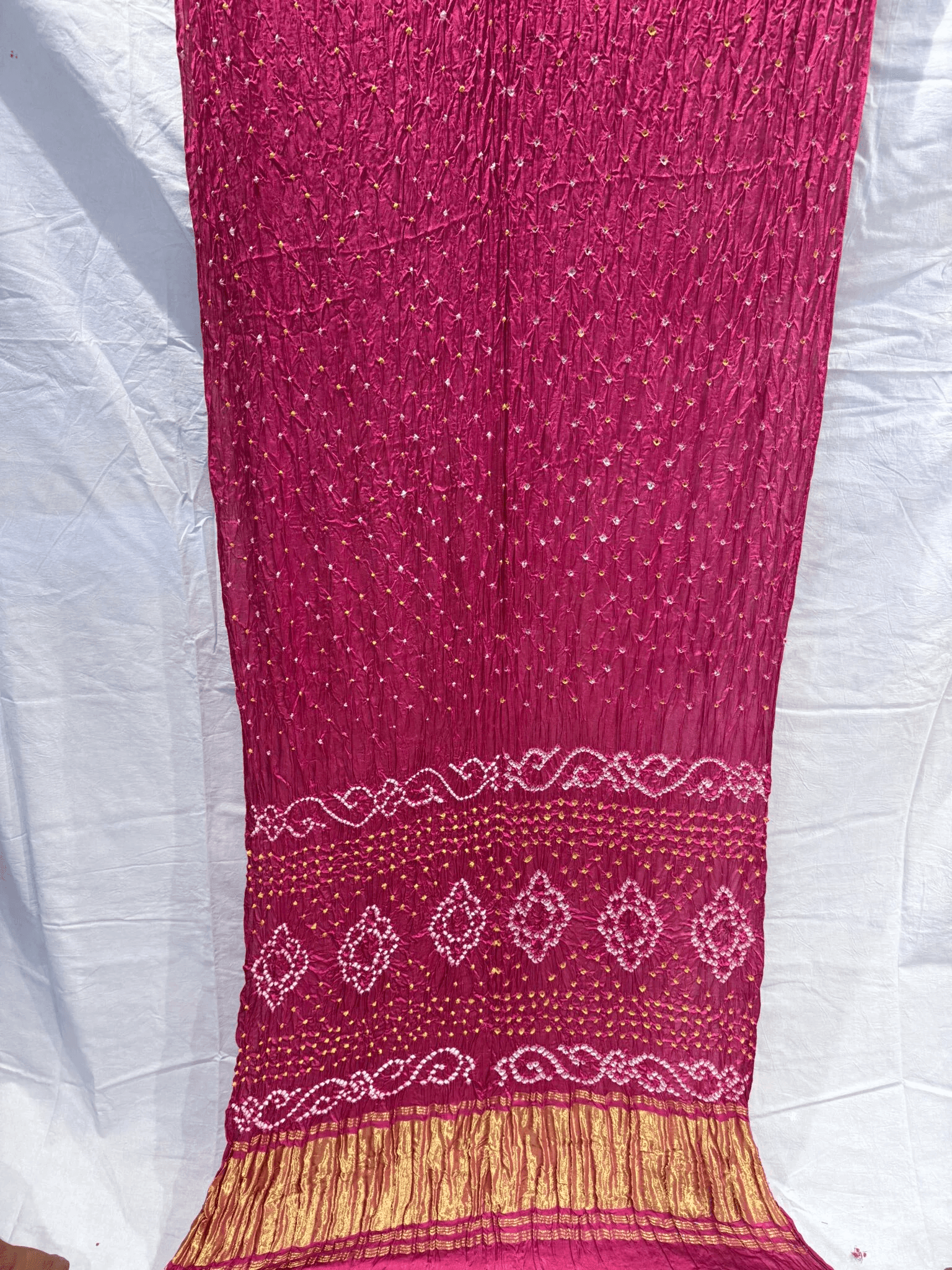 Modal silk Boond Saree Rani