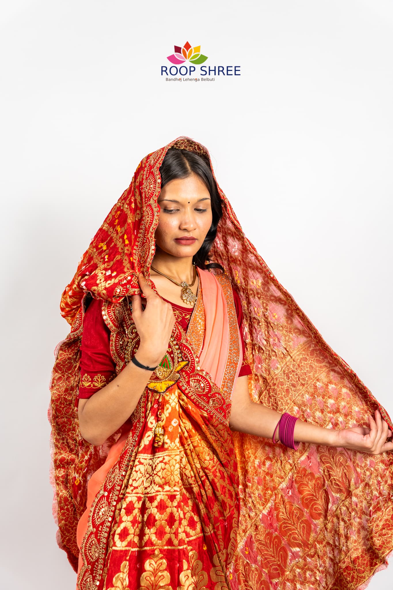 Banarasi Dupata with Peacock Design