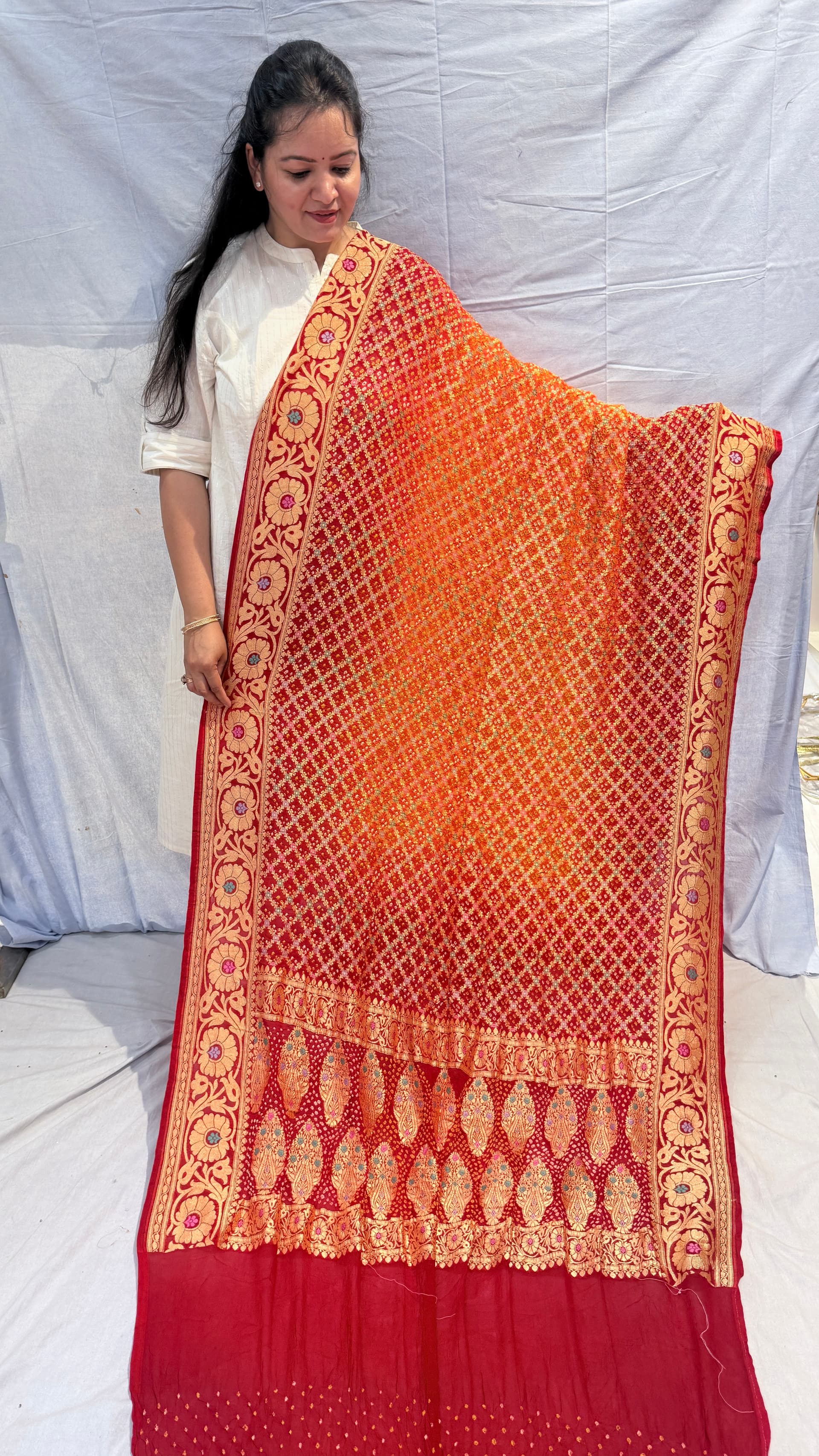 Pure Kadhi Meenakari saree