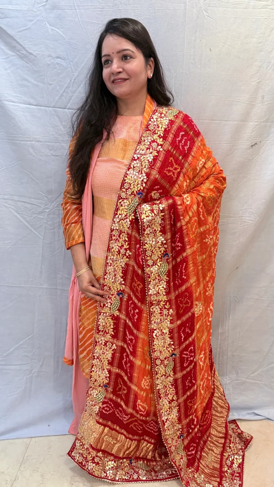 Shahi Gotapatti Kasab Dupatta