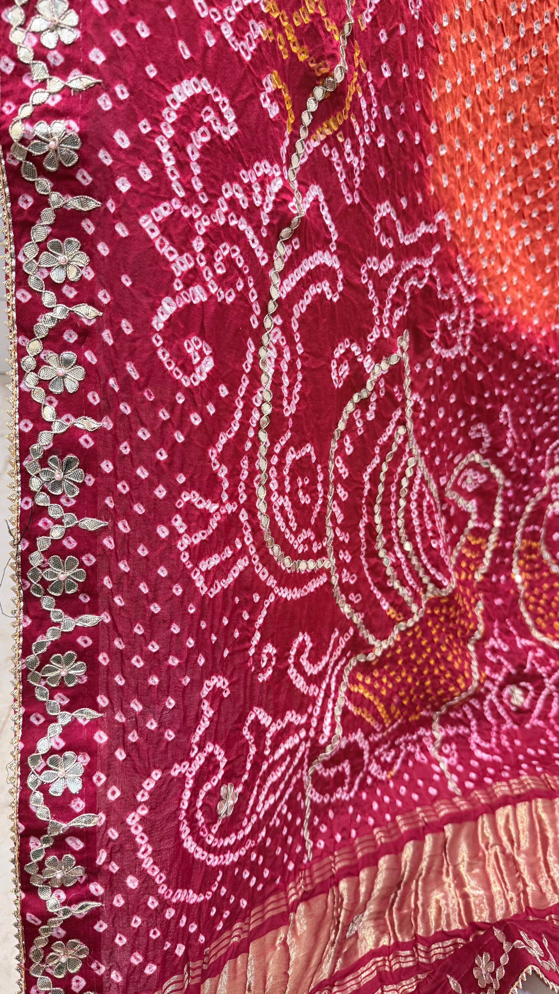 Royal Heritage Gajji Silk Dupatta with Peacock