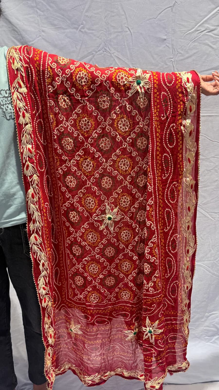 Viscoss Gota Patti Chunri Dupatta