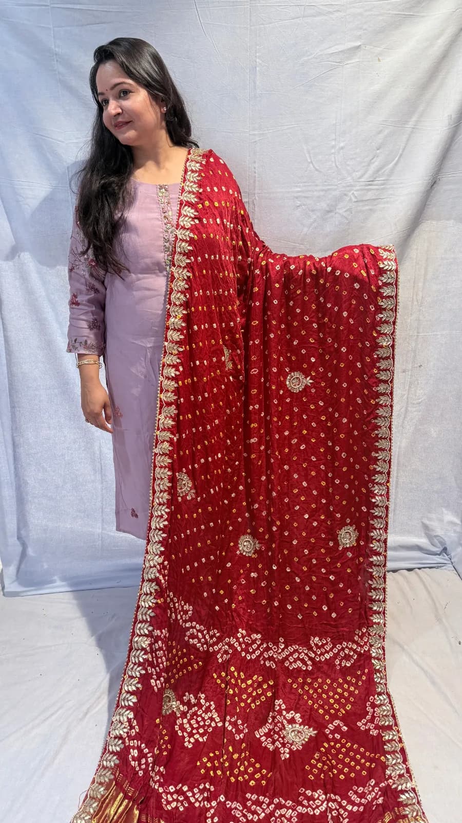 Modal Silk Saree with Cutdana Work