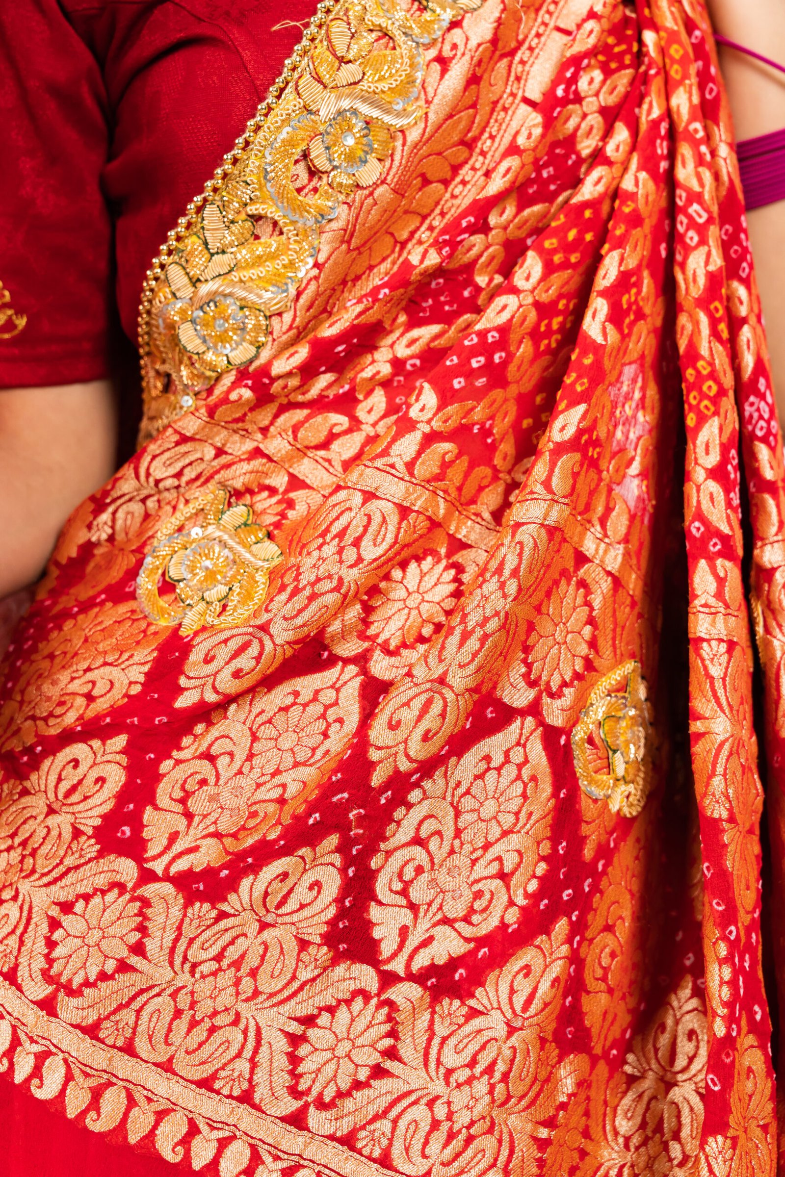 Kadhi Georgette Belbuti Chunri - Image 6