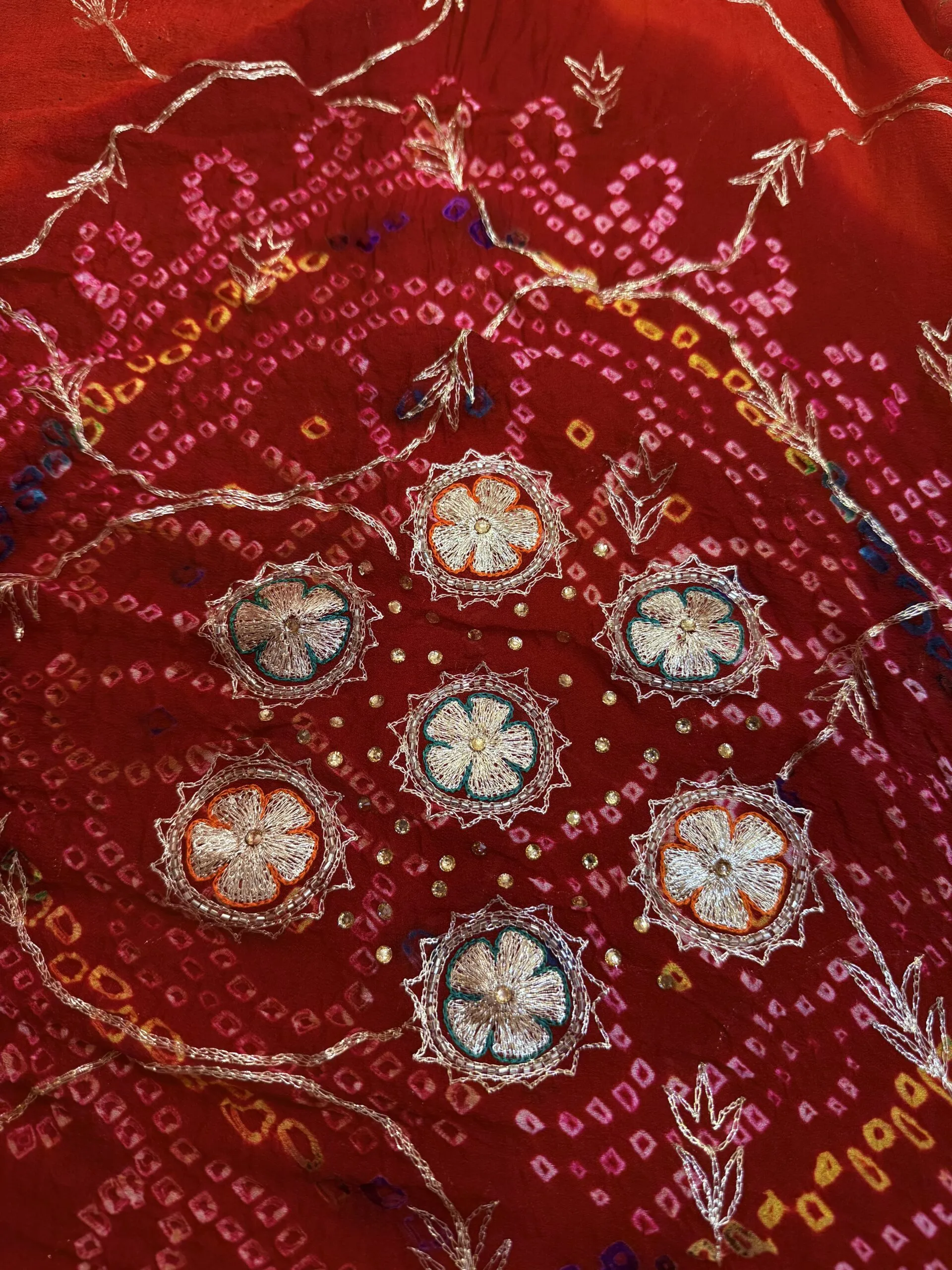 Jaal Peela with mor pittan work - Image 3